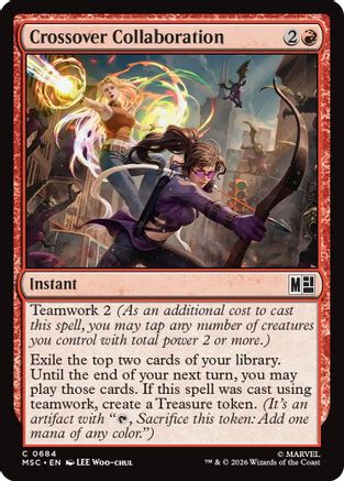 Crossover Collaboration - Commander: Marvel Super Heroes Foil
