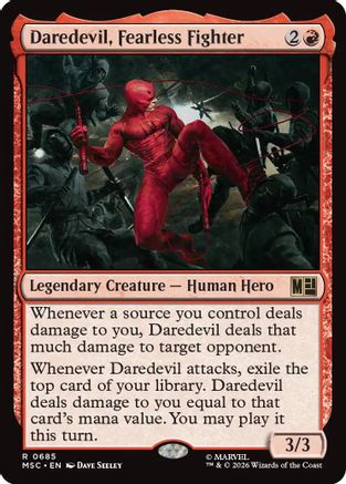 Daredevil, Fearless Fighter - Commander: Marvel Super Heroes
