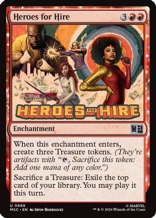Heroes for Hire - Commander: Marvel Super Heroes Foil