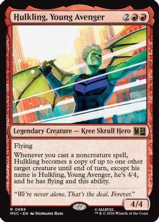 Hulkling, Young Avenger - Commander: Marvel Super Heroes Foil