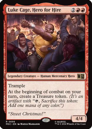 Luke Cage, Hero for Hire - Commander: Marvel Super Heroes Foil