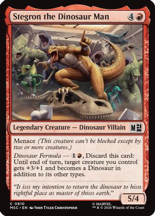 Stegron the Dinosaur Man - Commander: Marvel Super Heroes