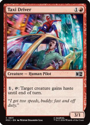 Taxi Driver - Commander: Marvel Super Heroes Foil
