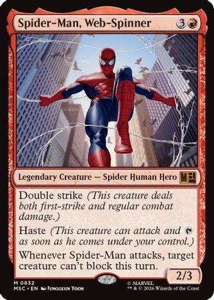 Spider-Man, Web-Spinner [Commander: Marvel Super Heroes] Foil