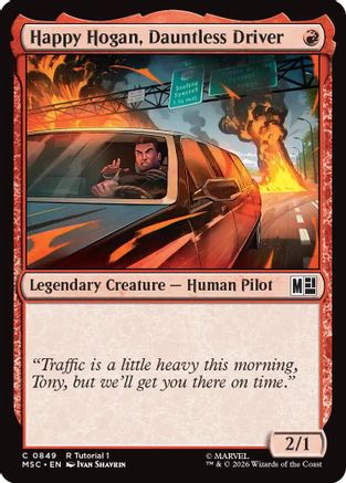 Happy Hogan, Dauntless Driver (0849) - Commander: Marvel Super Heroes
