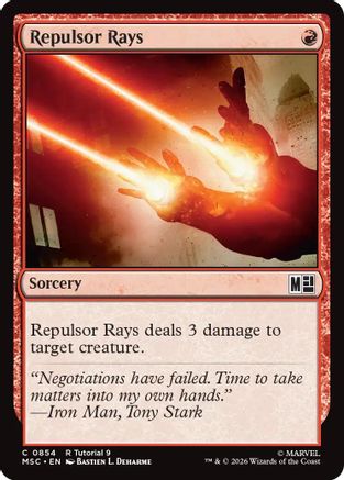 Repulsor Rays (0854) - Commander: Marvel Super Heroes