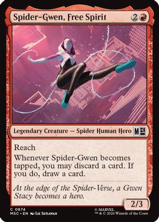 Spider-Gwen, Free Spirit - Commander: Marvel Super Heroes Foil