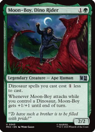 Moon-Boy, Dino Rider - Commander: Marvel Super Heroes Foil