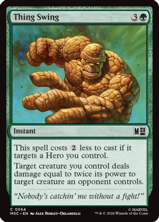 Thing Swing [Commander: Marvel Super Heroes] Foil