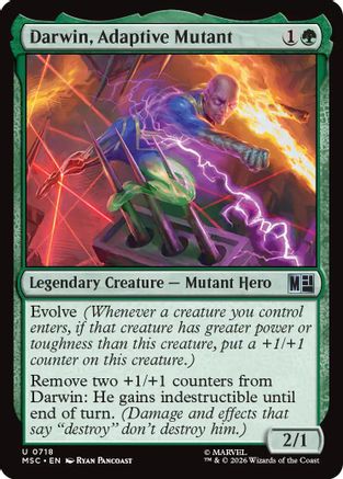 Darwin, Adaptive Mutant - Commander: Marvel Super Heroes