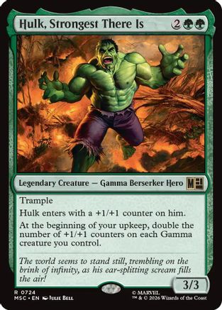 Hulk, Strongest There Is - Commander: Marvel Super Heroes