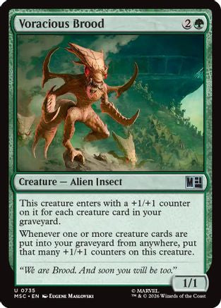 Voracious Brood - Commander: Marvel Super Heroes Foil