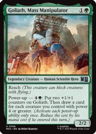 Goliath, Mass Manipulator - Commander: Marvel Super Heroes Foil