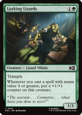 Lurking Lizards - Commander: Marvel Super Heroes