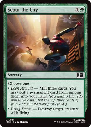 Scout the City - Commander: Marvel Super Heroes Foil