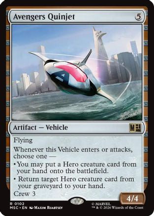 Avengers Quinjet - Commander: Marvel Super Heroes
