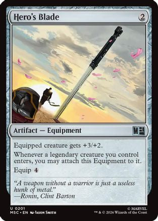 Hero's Blade - Commander: Marvel Super Heroes