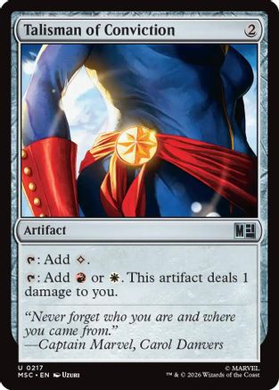 Talisman of Conviction - Commander: Marvel Super Heroes