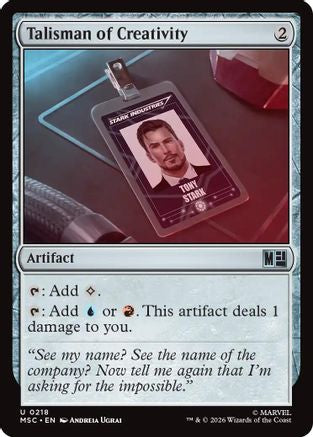 Talisman of Creativity - Commander: Marvel Super Heroes