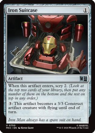 Iron Suitcase - Commander: Marvel Super Heroes