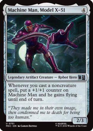 Machine Man, Model X-51 - Commander: Marvel Super Heroes
