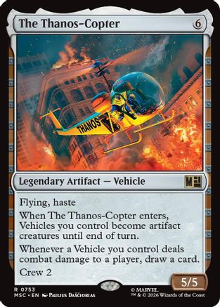 The Thanos-Copter - Commander: Marvel Super Heroes