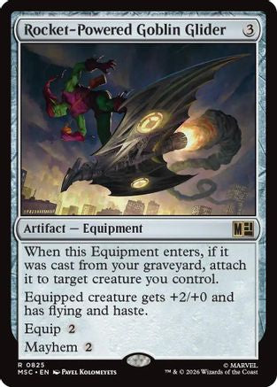 Rocket-Powered Goblin Glider - Commander: Marvel Super Heroes Foil