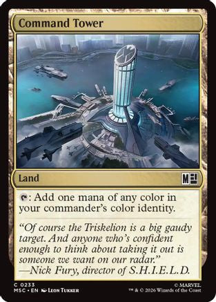 Command Tower (0233) - Commander: Marvel Super Heroes