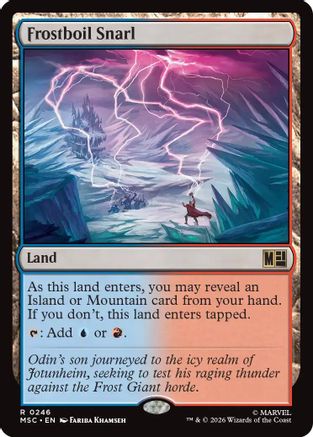 Frostboil Snarl - Commander: Marvel Super Heroes