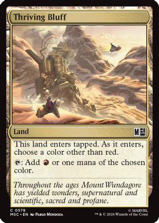Thriving Bluff - Commander: Marvel Super Heroes Foil