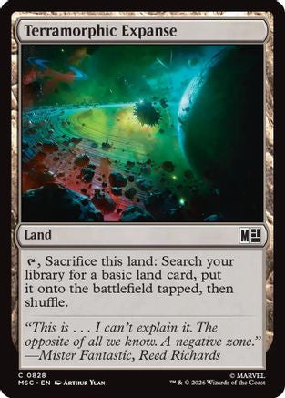 Terramorphic Expanse (0828) - Commander: Marvel Super Heroes Foil