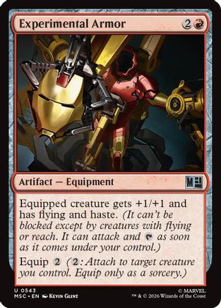 Experimental Armor - Commander: Marvel Super Heroes