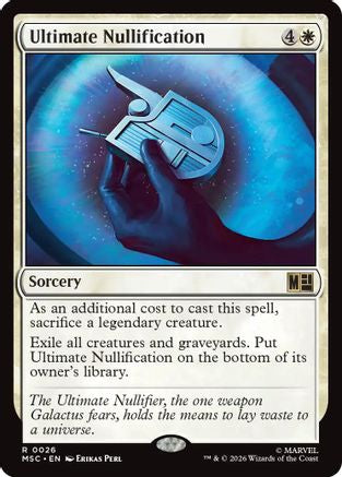 Ultimate Nullification [Commander: Marvel Super Heroes]