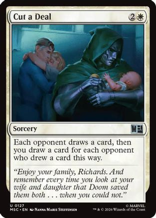 Cut a Deal (Surge Foil) [Commander: Marvel Super Heroes] Foil