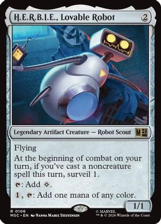 H.E.R.B.I.E., Lovable Robot [Commander: Marvel Super Heroes]
