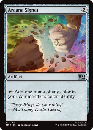 Arcane Signet - Commander: Marvel Super Heroes