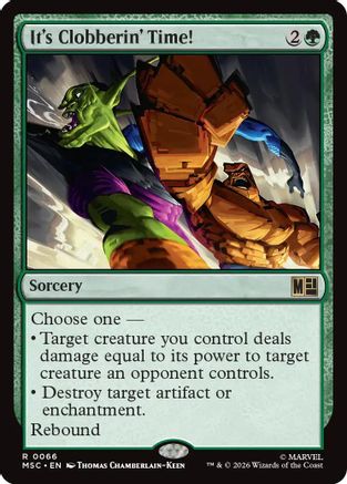It's Clobberin' Time! [Commander: Marvel Super Heroes]