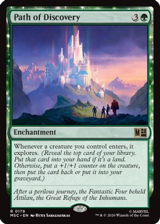 Path of Discovery (Surge Foil) [Commander: Marvel Super Heroes] Foil