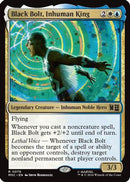 Black Bolt, Inhuman King (Surge Foil) (MSC-076) - Commander: Marvel Super Heroes Foil