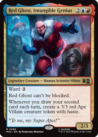 Red Ghost, Intangible Genius (Surge Foil) - Commander: Marvel Super Heroes Foil