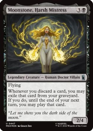 Moonstone, Harsh Mistress (Surge Foil) - Marvel Super Heroes Foil