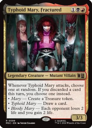 Typhoid Mary, Fractured - Commander: Marvel Super Heroes