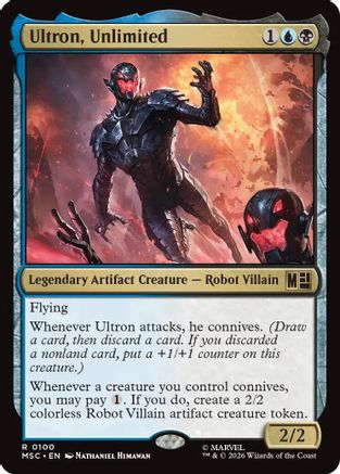 Ultron, Unlimited (Surge Foil) - Commander: Marvel Super Heroes Foil