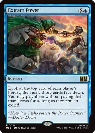 Extract Power (Surge Foil) - Commander: Marvel Super Heroes Foil