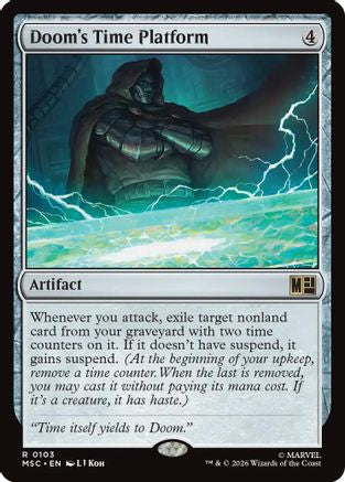 Doom's Time Platform (Surge Foil) - Commander: Marvel Super Heroes Foil