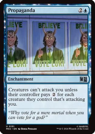 Propaganda (Surge Foil) - Commander: Marvel Super Heroes Foil
