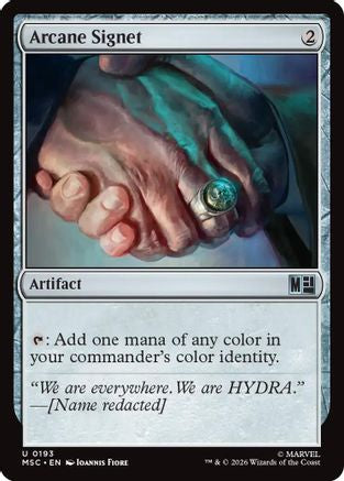 Arcane Signet (0193) - Commander: Marvel Super Heroes