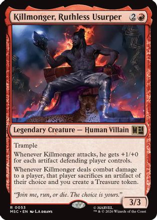 Killmonger, Ruthless Usurper - Commander: Marvel Super Heroes