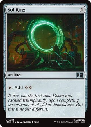 Sol Ring (0213) - Commander: Marvel Super Heroes
