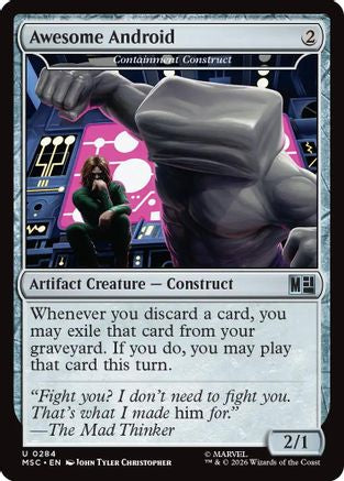Awesome Android - Containment Construct (Surge Foil) - Commander: Marvel Super Heroes Foil